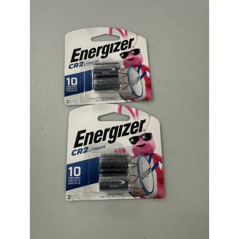 BRAND NEW SEALED 2 (2PACKS) ENERGIZER CR2 3V LITHIUM BATTERIES EXP 12 2030